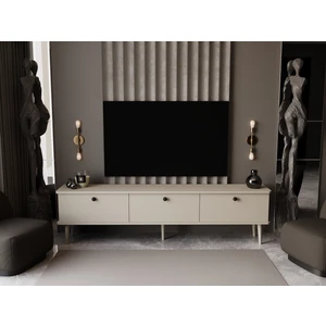Lunaris Tv Ünitesi - Tv Sehpası 180 cm %100 Mdf Lake Ahşap Ayaklı