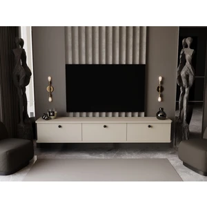 Lunaris Tv Ünitesi - Tv Sehpası 180 cm Duvara Monte %100 Mdf