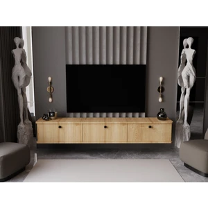 Lunaris Tv Ünitesi - Tv Sehpası 180 cm Duvara Monte %100 Mdf