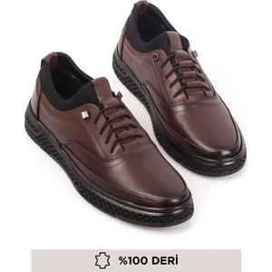 Hakiki Deri, Bağcıksız, Iç Dış Deri Erkek Ayakkabı