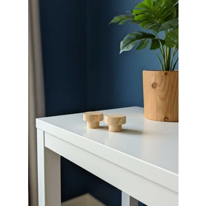 Bay Kulp Çam Mantar Lüks Country Mutfak Dolap Kulpu Ahşap Kulp 6 Adet