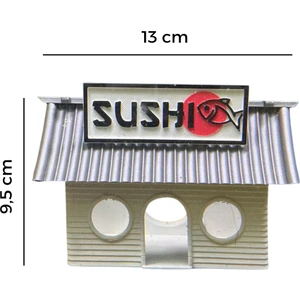 Sushi Evi Akvaryum Dekor – Balık Saklanma ve Oyun Alanı