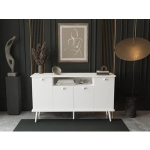 Lunaris Konsol 120 cm %100 Mdf Lake Ahşap Ayaklı