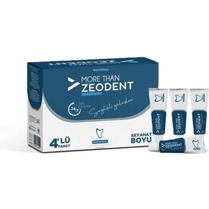 More Than Zeodent Seyahat Boy Diş Macunu 80 gr 4'lü