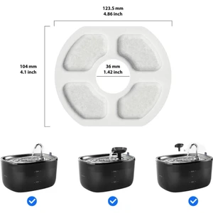 Su Pınarı Aktif Karbon Yedek Filtre 10 Adet (Kiwi KPF-10555 Uyumlu)