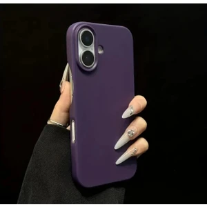 iPhone 17 Kılıf Içi Süet Kadife Dışı Soft Pürüssüz Yumuşak His Esnek Liquid Leke Tutmaz Slim Kalıp