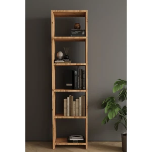 Asya 5 Raflı Geniş Kitaplık