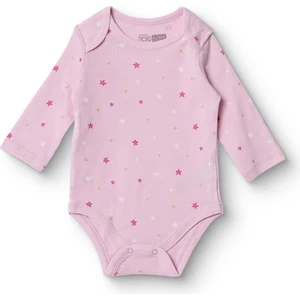 Hellobaby Kız Bebek Uzun Kol Body Ribana Zarf Yaka Uzun Kol