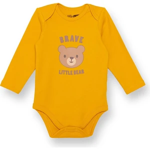 Hellobaby Erkek Bebek Uzun Kol Body Interlok Çıtçıtlı Zarf Yaka