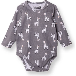 Hellobaby Erkek Bebek Uzun Kol Body Ribana Çıtçıtlı Yaka Uzun Kol