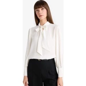 Regular Fit Fiyonk Yaka Maroken Uzun Kollu Gömlek G2280AX25AU