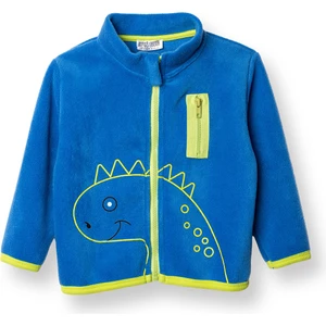 Hellobaby Erkek Bebek Polar Hırka Fermuarlı Cepli Uzun Kol