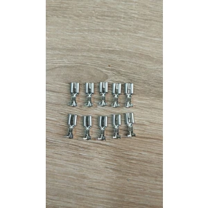 Krom 100 Adet Sf1/2d (Mini) Izolesiz Dişi Fiş Terminal Soket Kablo Ucu
