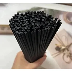 30 Adet Siyah Fiber Bambu Oda Kokusu Çubuğu