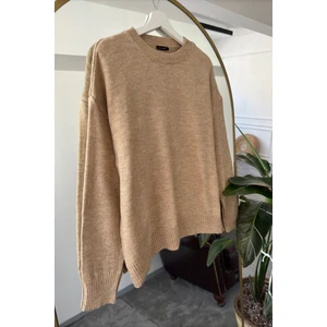 Bisiklet Yaka Basic Orijinal Kazak- Camel