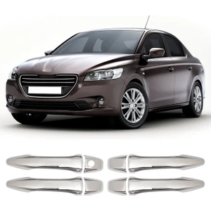 Servet Dizayn Oto Peugeot 301 2012 ve Üzeri Krom Kapı Kolu Paslanmaz Çelik