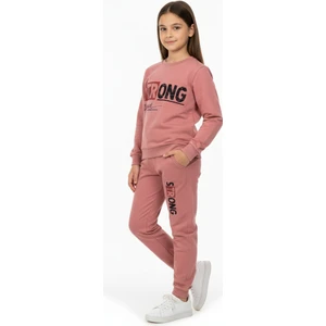 Strong Motif Kız Çocuk Eşofman MNK0625