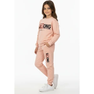 Strong Motif Kız Çocuk Eşofman MNK0625