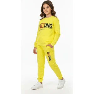 Strong Motif Kız Çocuk Eşofman MNK0625