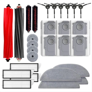 Solar Sanc Roborock Için Yedek Parçalar S8 Maxv Ultra /s8 Max Ultra Vakum Süpürge Ana Yan Fırça Filtre Mop Bez Toz Çanta Seti (Yurt Dışından)