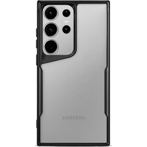 Samsung Galaxy S23 Ultra Kılıf Darbe Önleyici Kenar Renkli Silikon Kapak