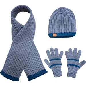 Erkek Çocuk Şapka, Atkı ve Eldiven Takımı (8-12 Yaş)