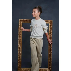 Bg Store Kız Çocuk Krem Bluz