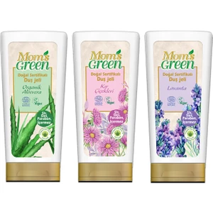 Mom's Green 3'lü Set Doğal Sertifikalı Duş Jeli - Tanışma Seti 3x400 ml