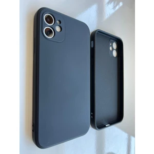 Pirok Store İphone 11 İle Uyumlu Köşeli Kalıp ( 12 GÖRÜNÜMLÜ) LOGOSUZ Lansman İçi Kadife Esnek Silikon Kılıf