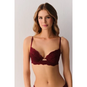 Honey Dantelli Yarı Destekli Balenli Sütyen