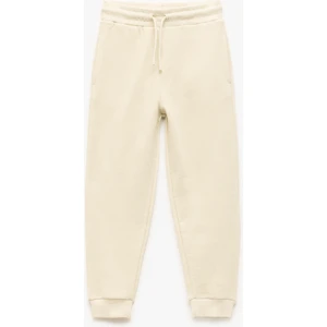 Pamuklu Beli Bağcıklı Dokulu Basic Jogger Eşofman Altı