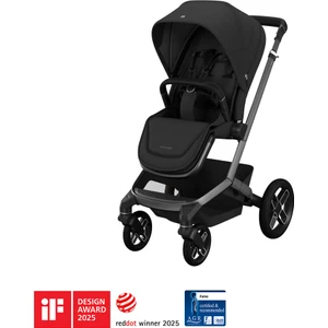 Maxi- Cosi Fame LED Işıklı Entegre Telefon Şarj Üniteli Premium Bebek Arabası Twillic Black