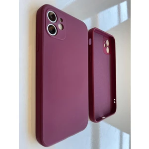 Pirok Store İphone 11 İle Uyumlu Köşeli Kalıp ( 12 GÖRÜNÜMLÜ) Lansman İçi Kadife Esnek Silikon Kılıf