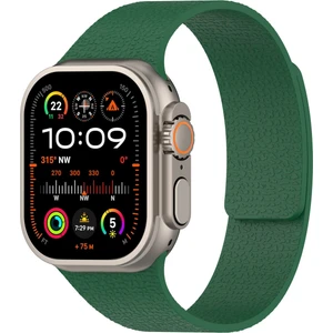 Apple Watch Seri 2 3 4 5 6 7 8 Se Ultra Uyumlu 38 40 41 mm Uyumlu Manyetik Esnek Silikon Kordon