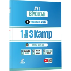 Zeduva Yayınları Biosem Ayt Biyoloji 1 Kitap 3 Kamp Video Ders Kitabı