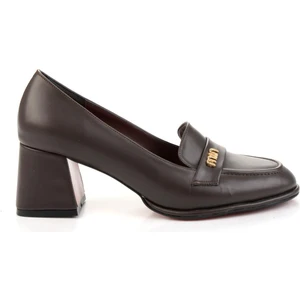 Kahve  Kadın Klasik Topuklu Ayakkabı K01231472009