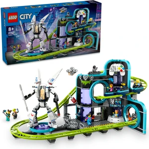 LEGO® City Robot Dünyası Hız Treni Parkı 60421 - 8 Yaş & Üzeri Çocuklar için Yaratıcı Oyuncak Yapım Seti (986 Parça)