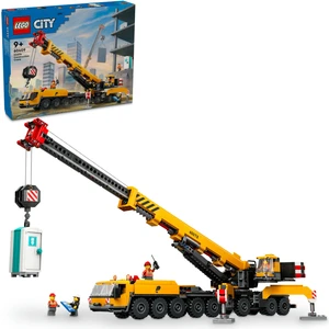 LEGO® City Sarı Mobil İnşaat Vinci 60409 - 9 Yaş & Üzeri Çocuklar için Yaratıcı Oyuncak Yapım Seti (1116 Parça)
