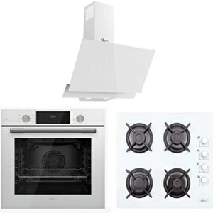 Gld 017B+GLO 206CB+GLF MS63CB Beyaz Ankastre Set