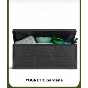 Yognetıc Gardena 320L Tekerlekli, Kilitlenebilir Bahçe Sandığı | Dayanıklı Outdoor Depolama Kutusu