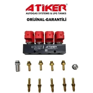 4 Silindir Enjektör Ahc 3 Ohm Kırmızı