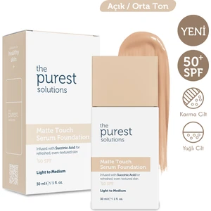 Sebum Dengeleyici & Matlaştırıcı Serum Fondöten  Spf 50+, 30 ml – Açık / Orta Ton