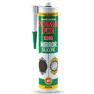 Ayna Silikonu Siyah Somafix S282 -280 ml 330GR