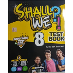 YDS Publishing Shall We 8. Sınıf Test Kitabı LGS İçin 2000 Soru ve 110 Çözüm Stratejisi