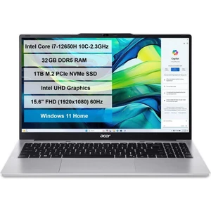 Acer Aspire Lite Intel Core i7-12650H 32GB DDR5 1TB SSD 15.6" FHD Windows11 Home AL15-71P-735B-01