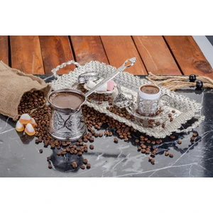 Cezpot Klasik 4 Kişilik Döküm Cezve Indüksiyon (Mıknatıslı) Ocaklara Uyumlu