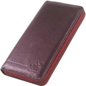 West Polo Hakiki Deri Cüzdan Bordo 851