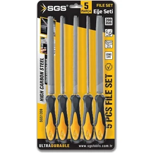 1359 5 Parça Eğe Seti 8``-200 mm