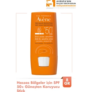 Stıck Hasas Bolgelerr ıcın SPF50+ Yuksekk Korumali Stıck Gunes Kremı 8 gr