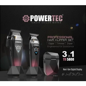 TR-5800 Saç-Sakal-Ense-Günlük Tıraş Makinesi 3in1 ( 0.5mm Tarak Dahil )